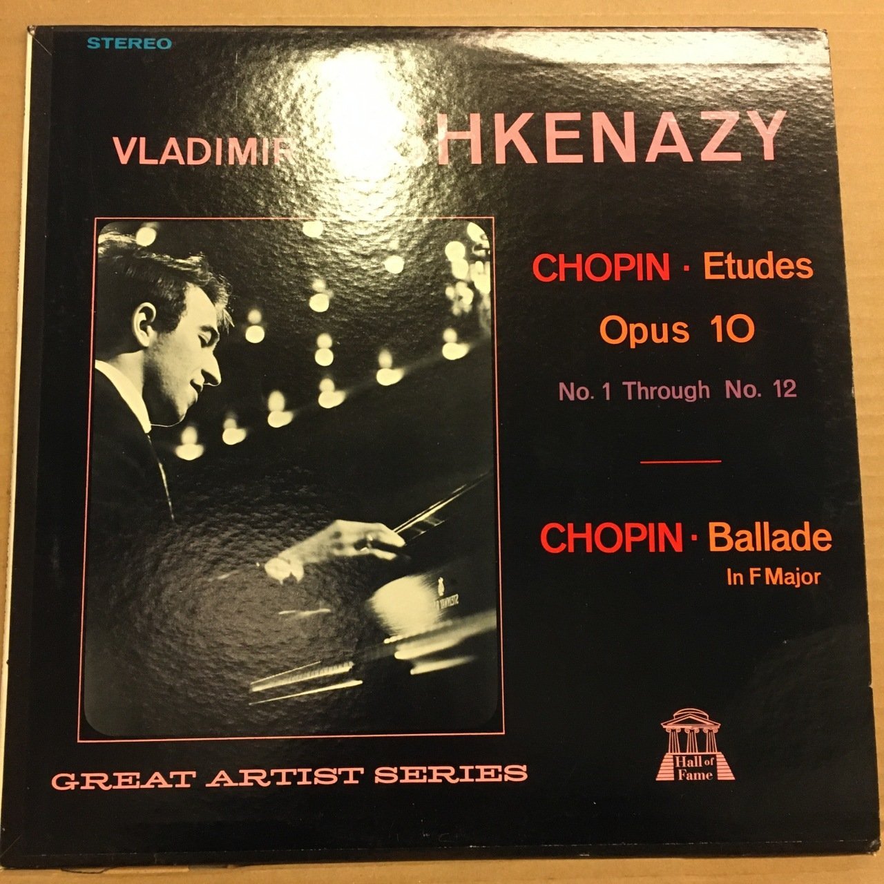 CHOPIN ETUDES, OPUS 10, BALLADE, VLADIMIR ASHKENAZY 2.EL PLAK