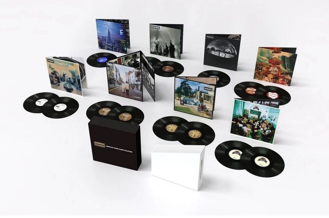 OASIS - COMPLETE STUDIO ALBUM COLLECTION - 14xLP BOX SIFIR PLAK