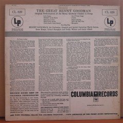 BENNY GOODMAN - THE GREAT - LP 2.EL PLAK