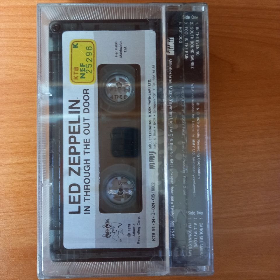 LED ZEPPELIN - IN THROUGH THE OUT DOOR (1991) - KASET SIFIR
