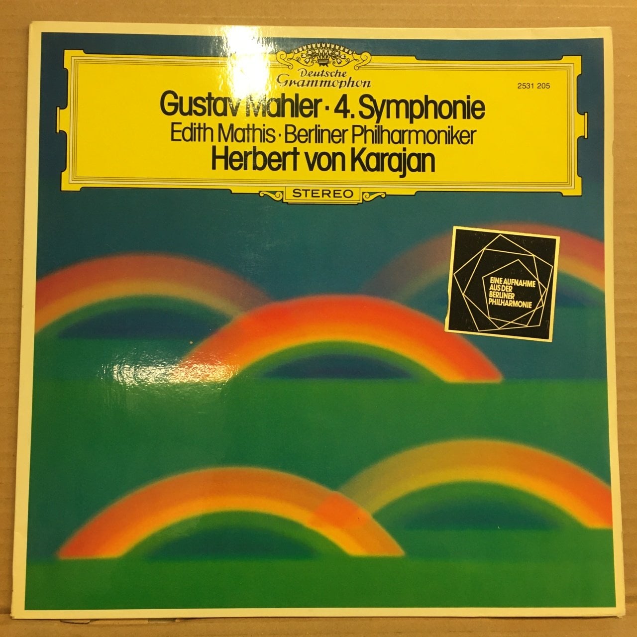 MAHLER SYMPHONY NO.4, EDITH MATHIS, BERLIN PHIL., KARAJAN - 2.EL PLAK