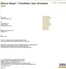 MARIUS NESET/TRONDHEIM JAZZ ORCHESTRA - LION (2014) - 2LP ACT MUSIC 180GR SIFIR PLAK