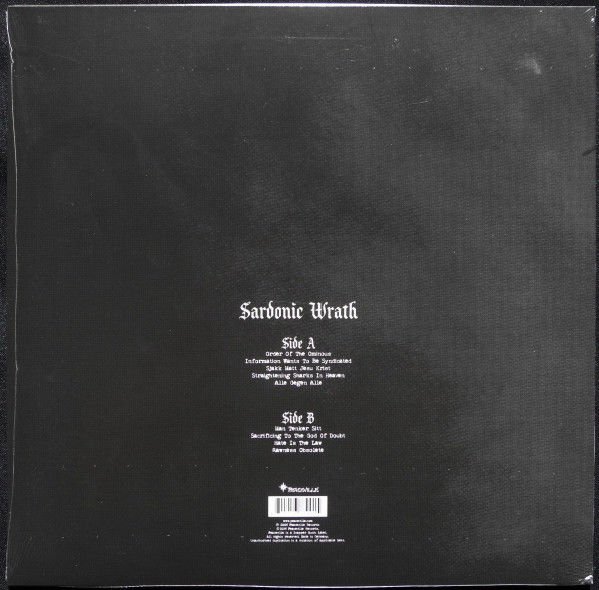 DARKTHRONE - SARDONIC WRATH (2004) - LP BLACK METAL SIFIR PLAK