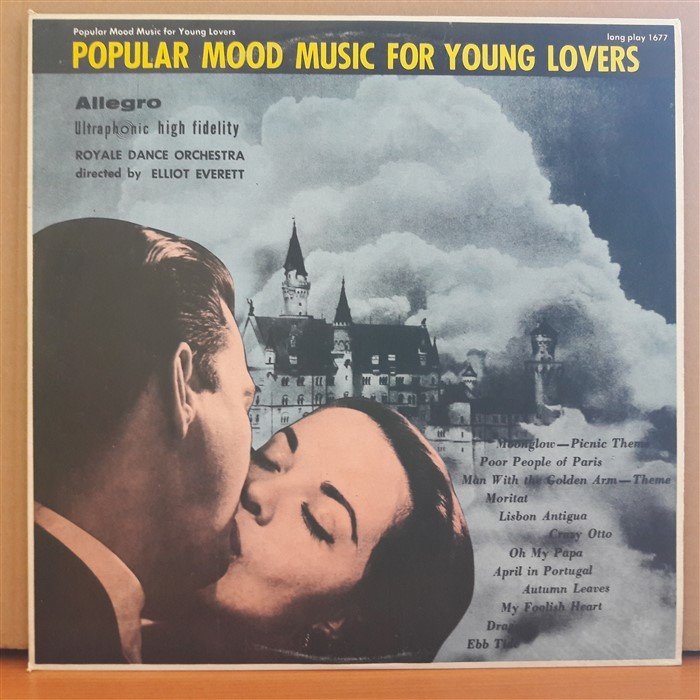 POPULAR MOOD MUSIC FOR YOUNG LOVERS - ROYALE DANCE ORCHESTRA (1956) - LP 2.EL PLAK