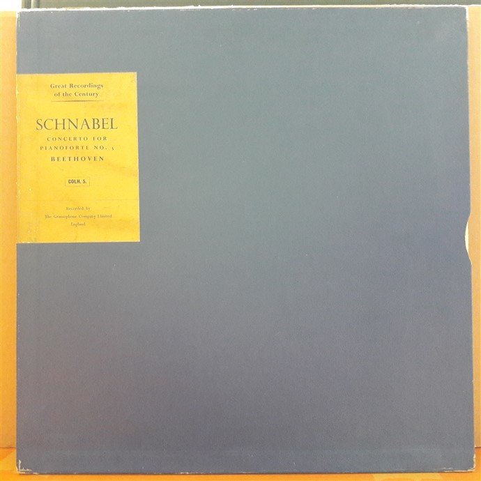 BEETHOVEN: PIANO CONCERTO NO.5, ARTHUR SCHABEL, PHILHARMONIA ORCHESTRA, ALCEO GALLIERA - PLAK 2.EL