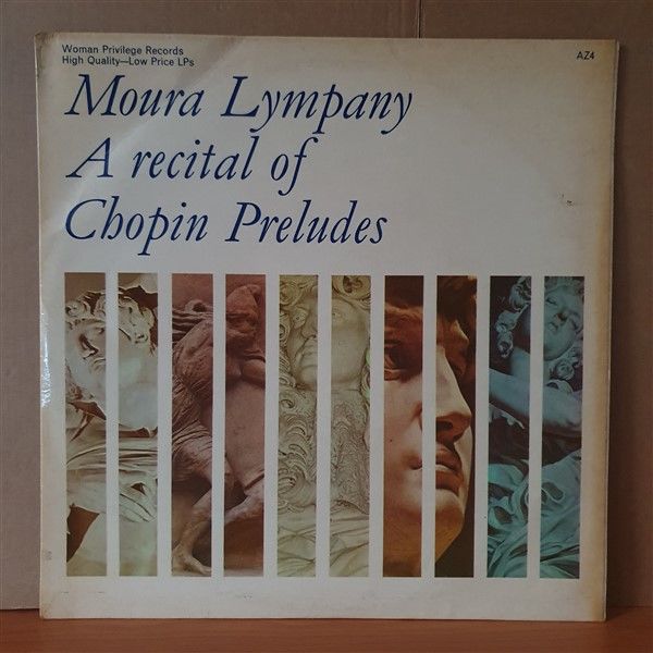 A RECITAL OF CHOPIN / MOURA LYMPANY (1966) - LP 2.EL PLAK