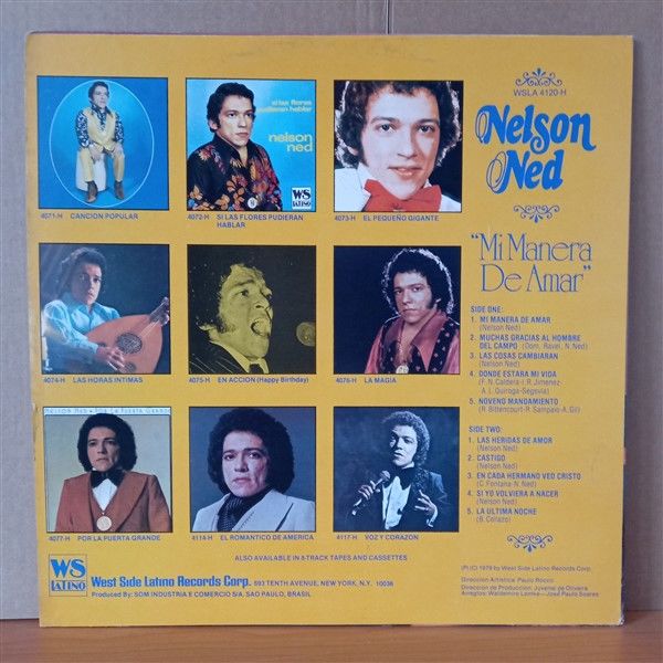 NELSON NED - MI MANERA DE AMAR (1979) - LP 2.EL PLAK