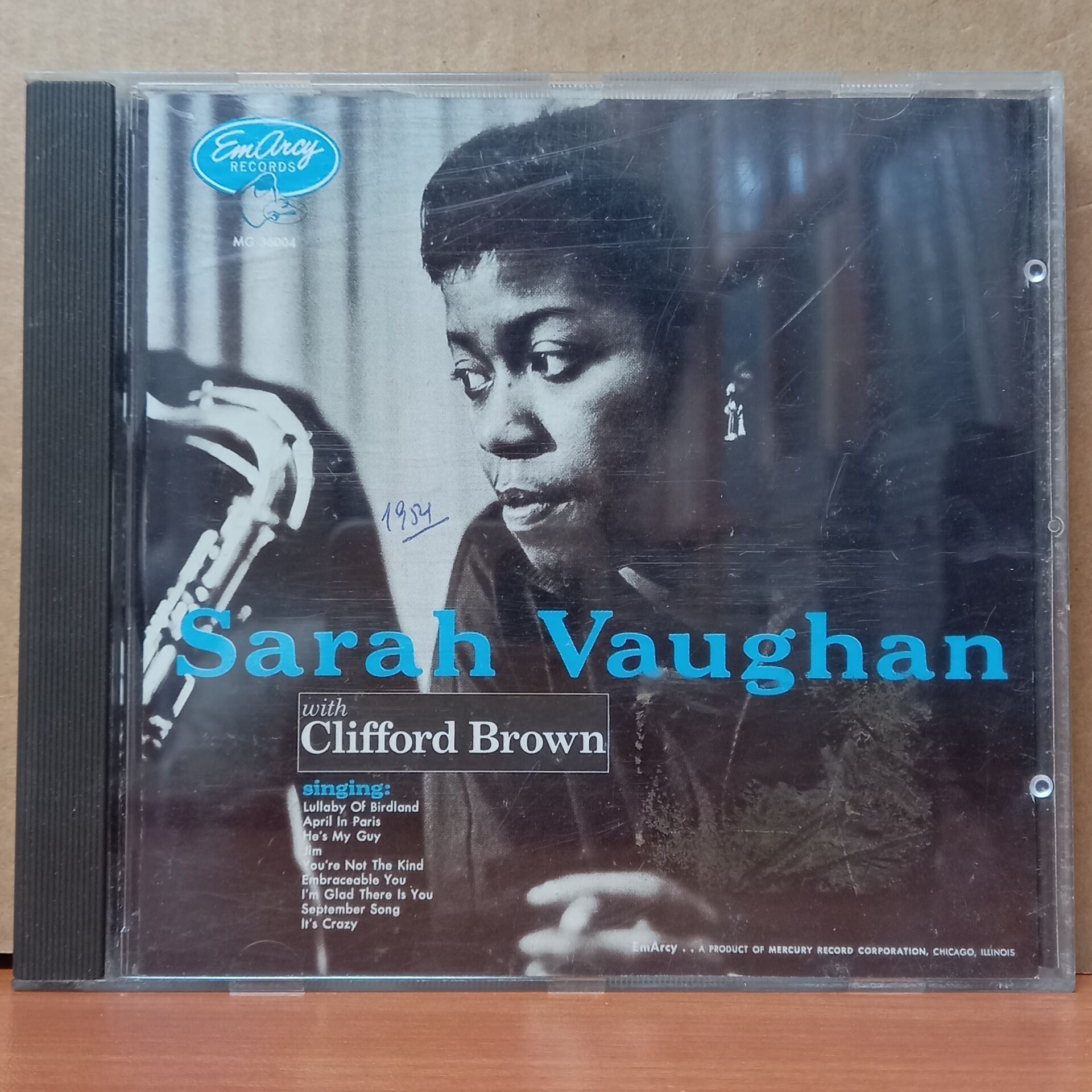 SARAH VAUGHAN – SARAH VAUGHAN WITH CLIFFORD BROWN (1990) - CD 2.EL
