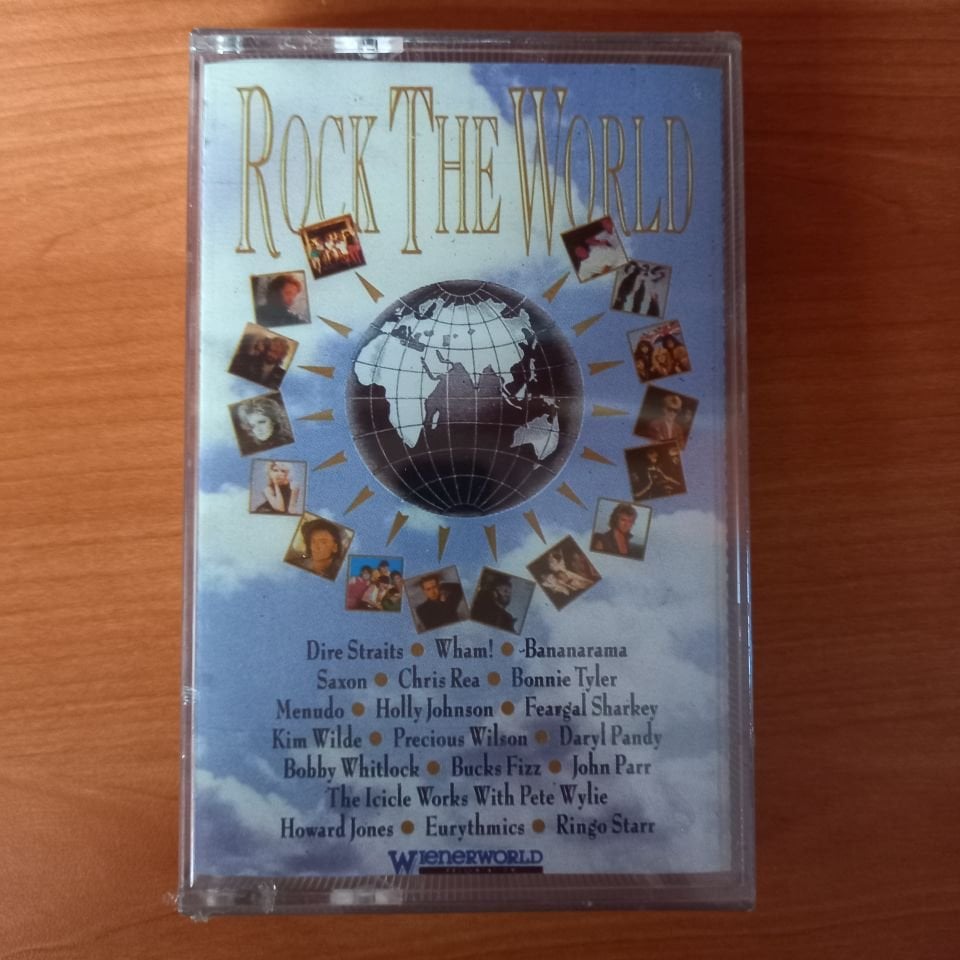 ROCK THE WORLD /  DIRE STRAITS, WHAM!, BANARAMA SAXON, CHRIS REA, RINGO STARR (1990) - KASET AMBALAJINDA SIFIR