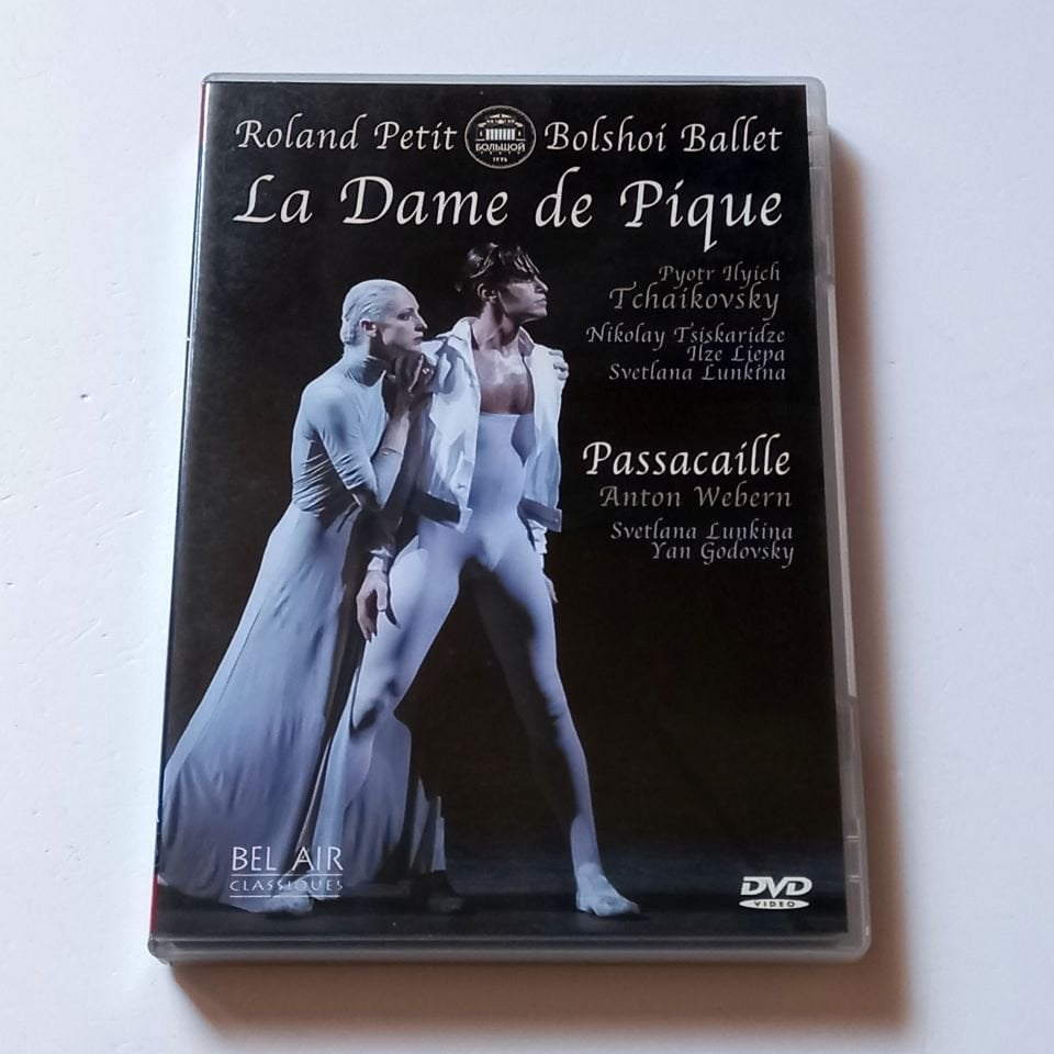 LA DAME DE PIQUE / PASSACAILLE - TCHAIKOVSKY, ROLAND PETIT, BOLSHOI BALLET, VLADIMIR ANDROPOV - DVD 2.EL