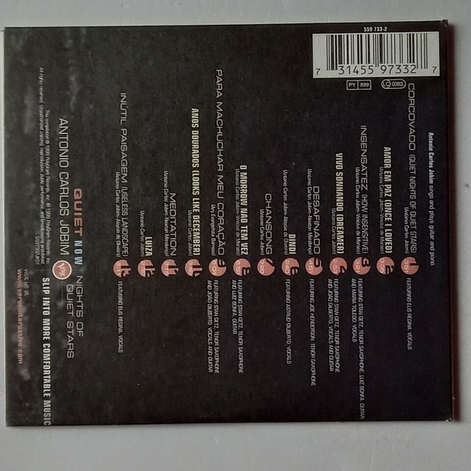 ANTONIO CARLOS JOBIM – NIGHTS OF QUIET STARS (1999) - CD CARDBOARD SLEEVE 2.EL