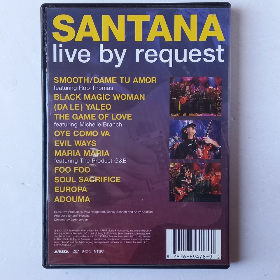 SANTANA - LIVE BY REQUEST - DVD 2.EL