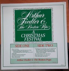 A CHRISTMAS FESTIVAL - ARTHUR FIEDLER (1988) - DÖNEM BASKISI PLAK SIFIR
