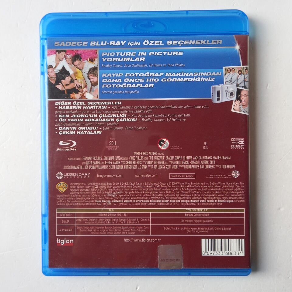 THE HANGOVER / FELEKTEN BİR GECE - BLU-RAY 2.EL