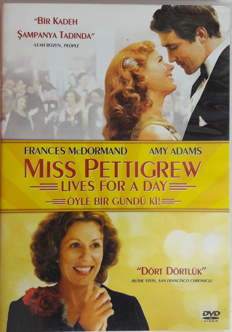 ÖYLE BİR GÜNDÜ Kİ! - MISS PETTIGREW LIVES FOR A DAY - FRANCES McDORMAND - AMY ADAMS - DVD 2.EL