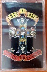 GUNS 'N' ROSES - APPETITE FOR DESTRUCTION (1994) RAKS CASSETTE MADE IN TURKEY ''NEW''