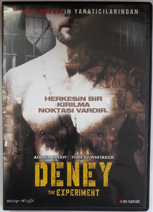DENEY - The EXPERIMENT - ADRIEN BRODY - FOREST WHITAKER - DVD 2.EL