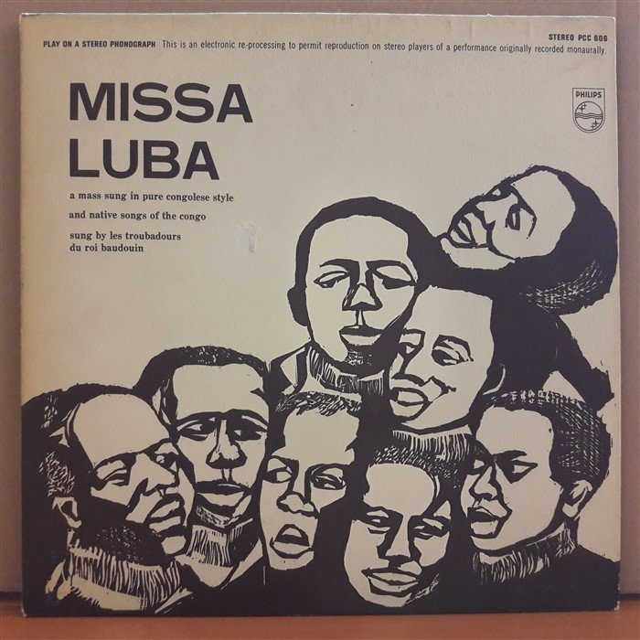 MISSA LUBA - LES TROUBADOURS DU ROI BAUDOUIN - LP 2.EL PLAK