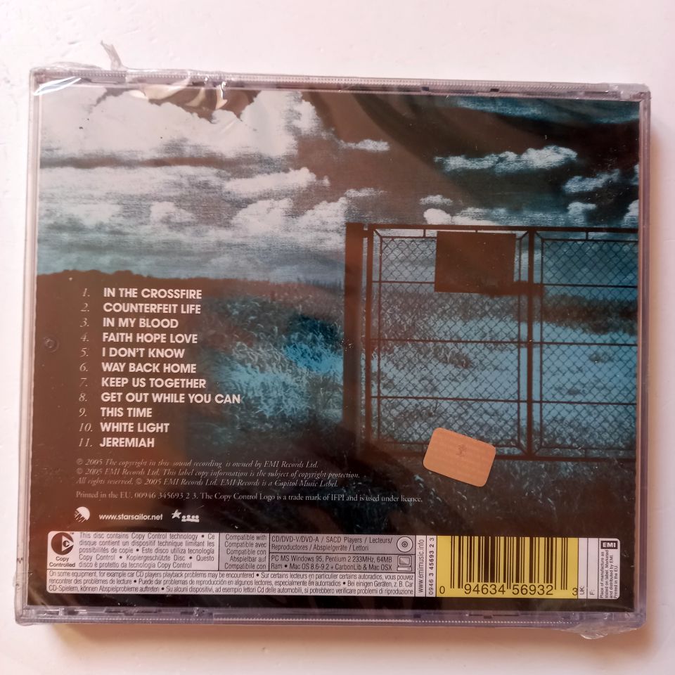 STARSAILOR – ON THE OUTSIDE (2005) - CD SIFIR
