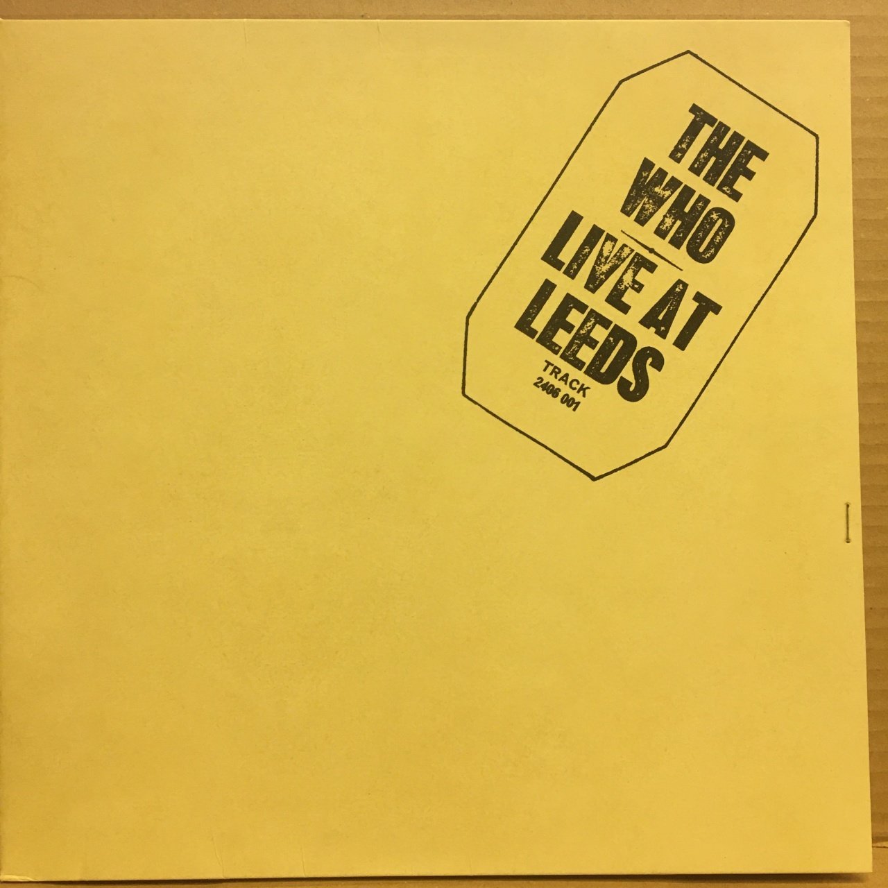 THE WHO - LIVE AT LEEDS (1970) 2017 REISSUE 180 GR 2.EL PLAK