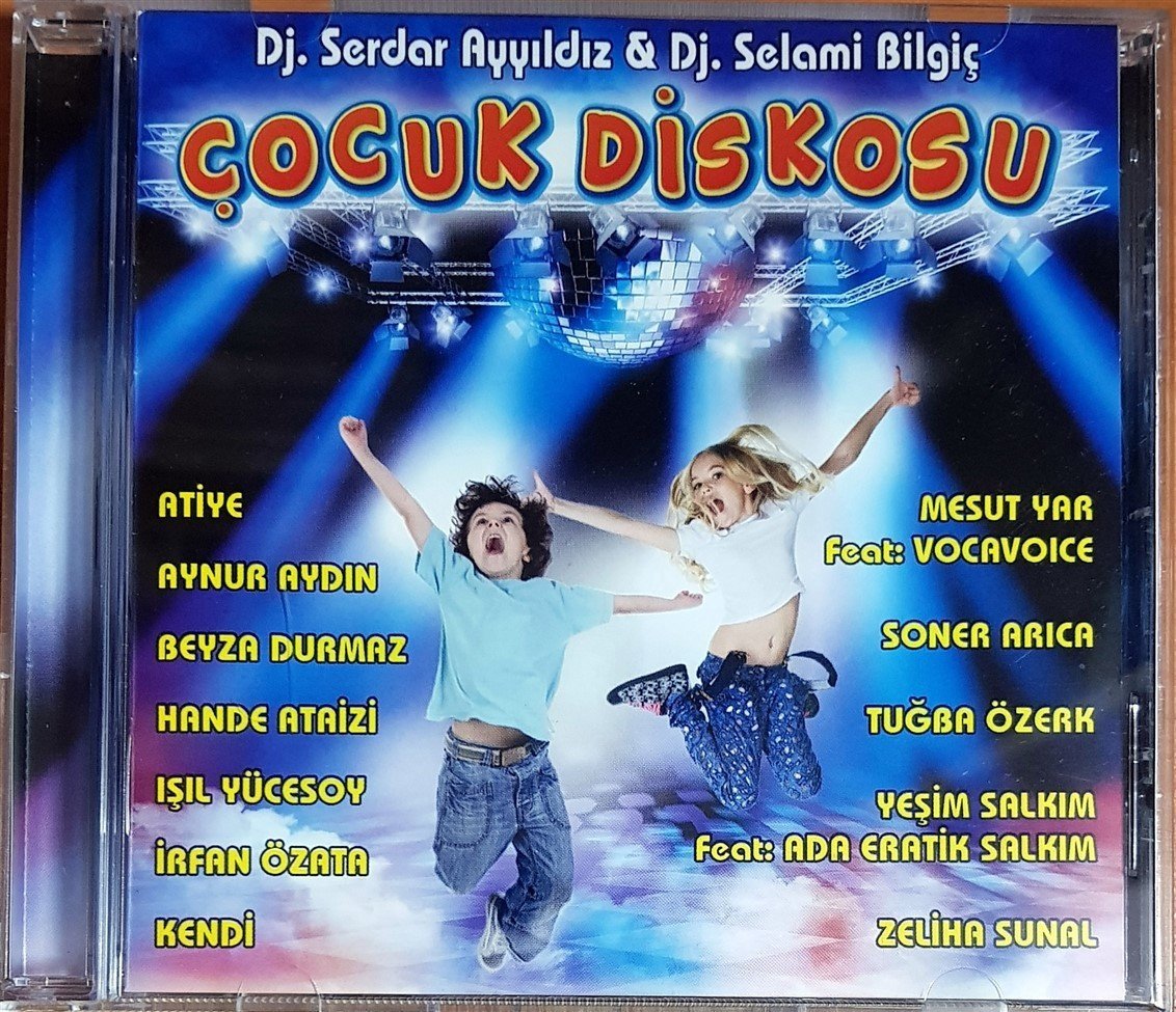 ÇOCUK DİSKOSU - DJ SERDAR AYYILDIZ & DJ SELAMİ BİLGİÇ - ATİYE SONER ARICA YEŞİM SALKIM CD 2.EL