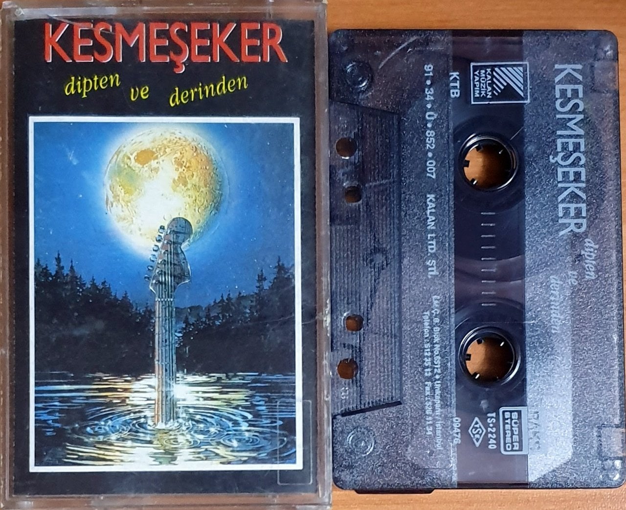 KESMEŞEKER - DİPTEN VE DERİNDEN (1991) - KASET KALAN MÜZİK 2.EL