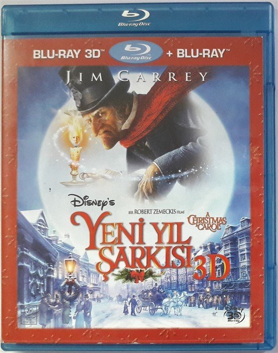 YENİ YIL ŞARKISI - A CHRISTMAS CAROL - JIM CARREY - ROBERT ZEMECKIS - BLU-RAY 2.EL (CHARLES DICKENS)