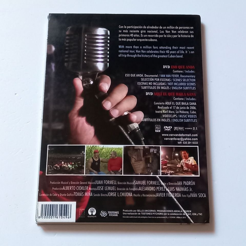 ESO QUE ANDA / VAN VAN FEVER - YÖN.: IAN PADRON - DVD 2 DİSK 2.EL