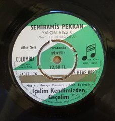 SEMİRAMİS PEKKAN BU NE BİÇİM HAYAT / İÇELİM KENDİMİZDEN GEÇELİM 7'' 45LİK KAPAKSIZ