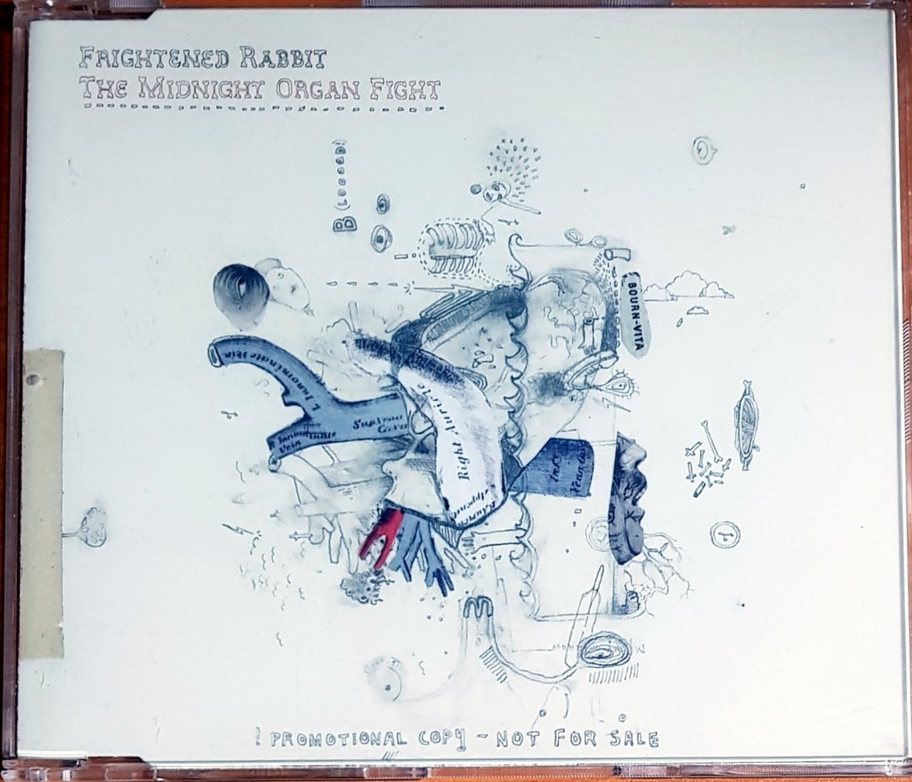 FRIGHTENED RABBIT - THE MIDNIGHT ORGAN FIGHT (2008) FATCAT RECORDS PROMO CD 2.EL