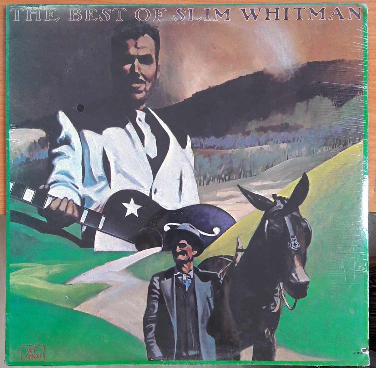 SLIM WHITMAN - THE BEST OF - DÖNEM BASKISI PLAK SIFIR