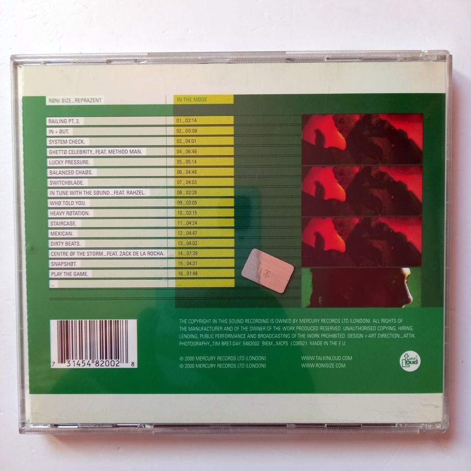 RONI SIZE / REPRAZENT – IN THE MODE (2000) - CD 2.EL