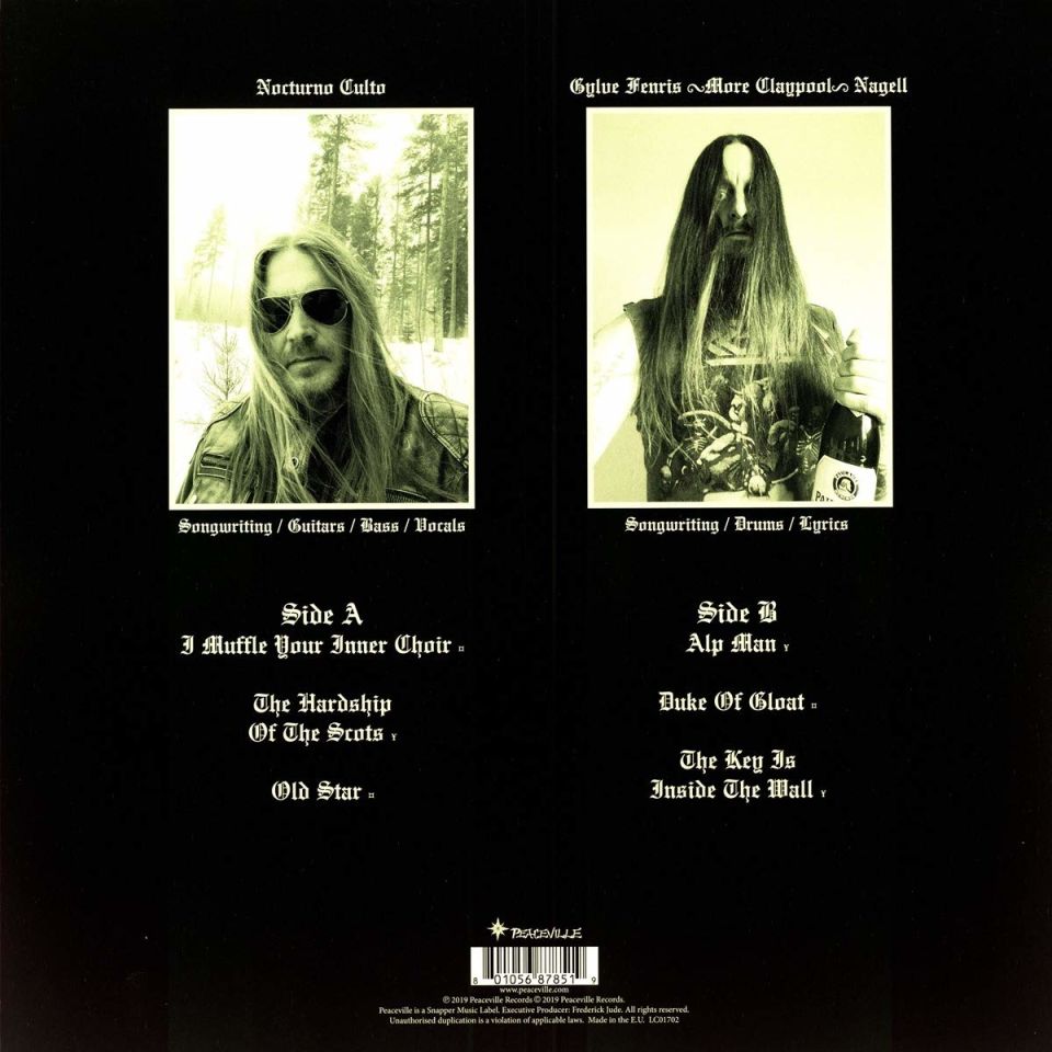 DARKTHRONE - OLD STAR (2019) - LP BLACK METAL SIFIR PLAK