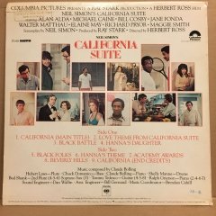 CALIFORNIA SUITE SOUNDTRACK CLAUDE BOLLING (1978) 2.EL PLAK