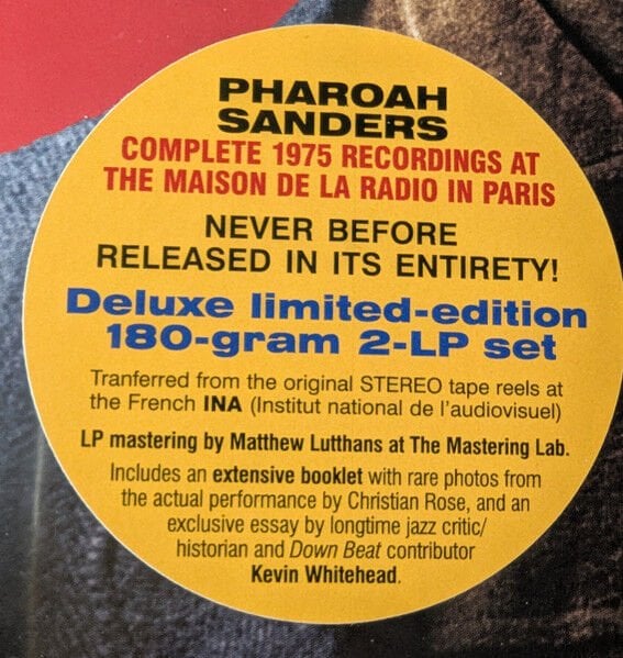 PHAROAH SANDERS – LOVE IS HERE (1975) - 2LP 2025 LIMITED EDITION SIFIR PLAK