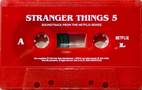 STRANGER THINGS - SEASON 5 SOUNDTRACK (2026) - KASET / MICHAEL JACKSON ABBA DAVID BOWIE IRON MAIDEN PIXIES YELLO / AMBALAJINDA SIFIR