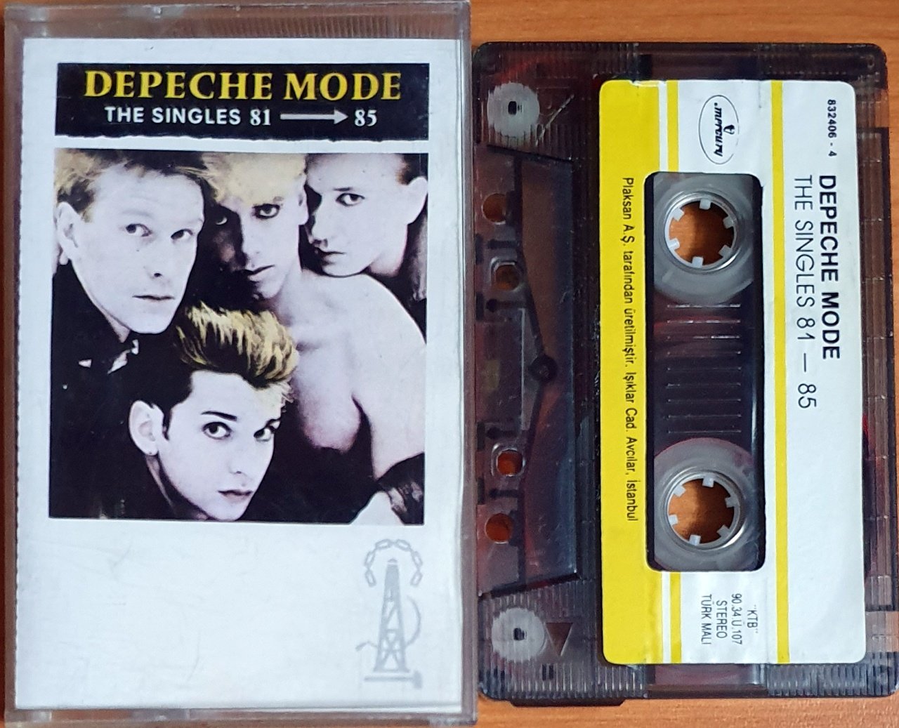 DEPECHE MODE - THE SINGLES 81-85 (1990) - KASET PLAKSAN 2.EL