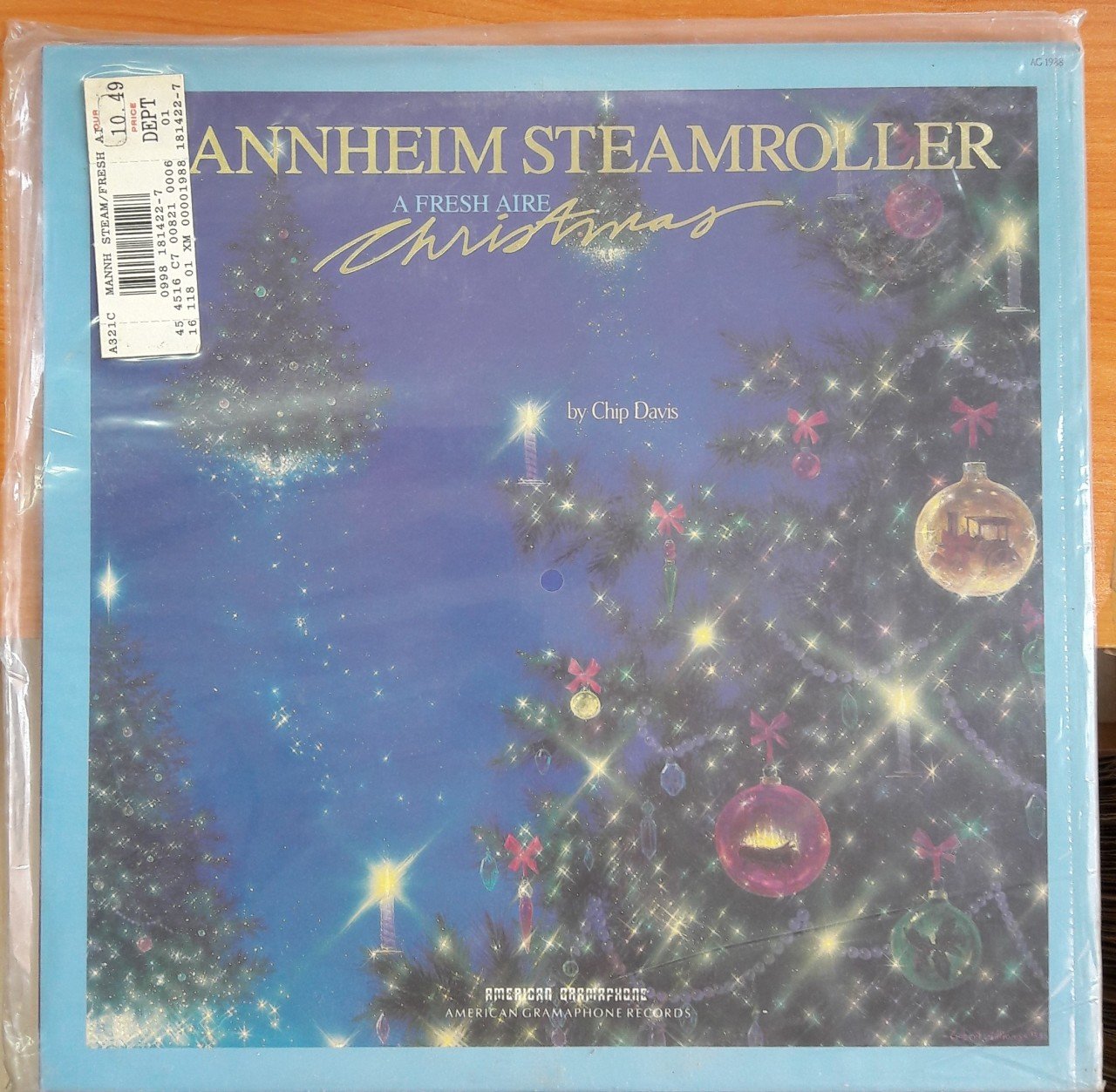 MANHEIM STEAMROLLER -  CHRISTMAS - DÖNEM BASKISI PLAK SIFIR