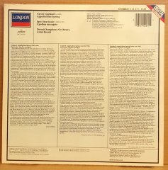 COPLAND APPALACHIAN SPRING / STRAVINSKY APOLLON MUSAGETE - ANTAL DORATI DETROIT S.O. - 1986 SIFIR  PLAK