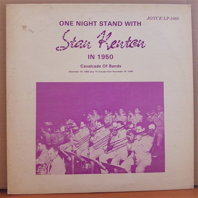 ONE NIGHT STAND WITH STAN KENTON IN 1950 - LP 2.EL PLAK