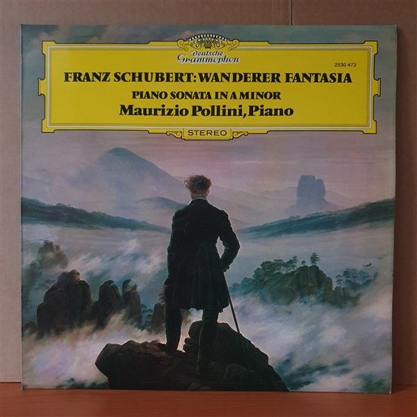 FRANZ SCHUBERT: WANDERER FANTASIA / PIANO SONATA IN A MINOR / MAURIZIO POLLINI (1974) - LP 2.EL PLAK