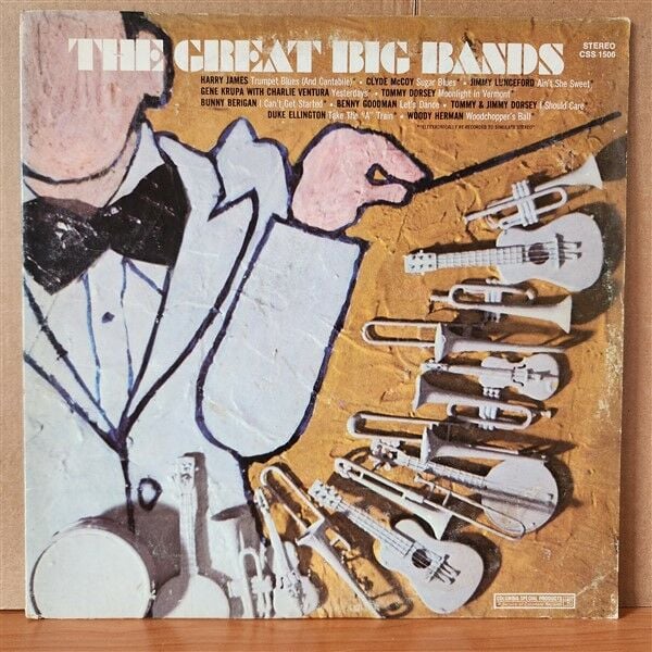 THE GREAT BIG BANDS / HARRY JAMES, CLYDE MCCOY, TOMMY DORSEY, BENNY GOODMAN, DUKE ELLINGTON - LP 2.EL PLAK