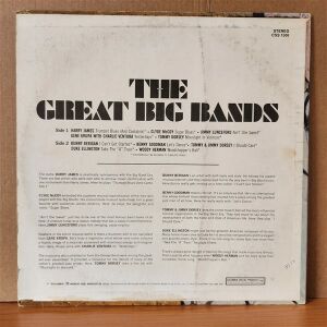 THE GREAT BIG BANDS / HARRY JAMES, CLYDE MCCOY, TOMMY DORSEY, BENNY GOODMAN, DUKE ELLINGTON - LP 2.EL PLAK