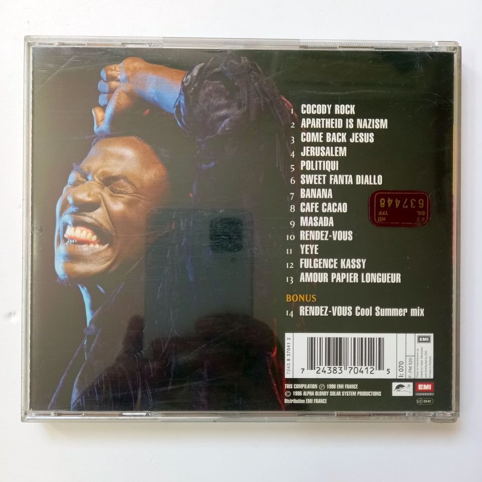 ALPHA BLONDY – THE BEST OF ALPHA BLONDY (1996) - CD 2.EL