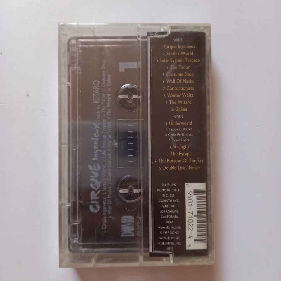 KITARO - CIRQUE INGENIEUX (1997) - KASET SIFIR