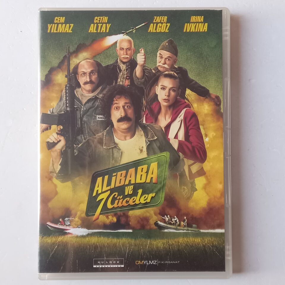 ALİBABA VE 7 CÜCELER - CEM YILMAZ, ÇETİN ALTAY, ZAFER ALGÖZ - DVD 2.EL