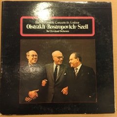 BRAHMS DOUBLE CONCERTO DAVID OISTRAKH ROSTROPOVICH SZELL 2.EL PLAK