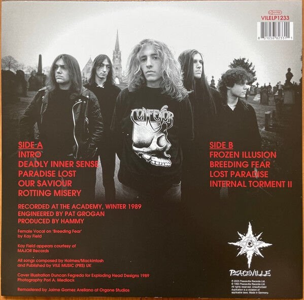 PARADISE LOST – LOST PARADISE (1990) - LP 2025 REMASTERED REISSUE MARBLE VINYL SIFIR PLAK