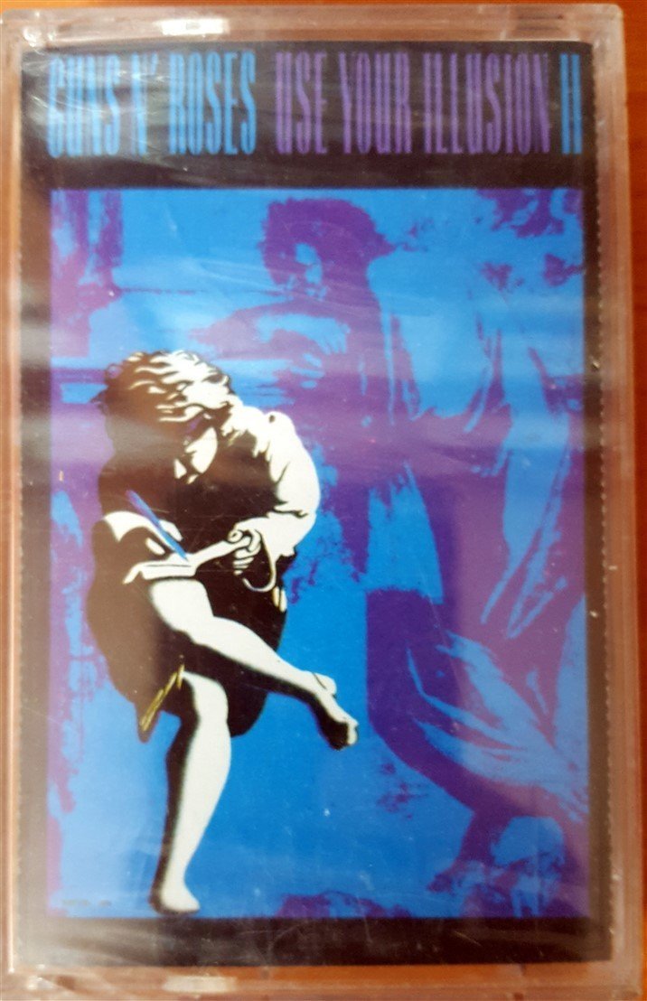 GUNS 'N' ROSES - USE YOUR ILLUSION II (1994) RAKS CASSETTE MADE IN TURKEY ''NEW''
