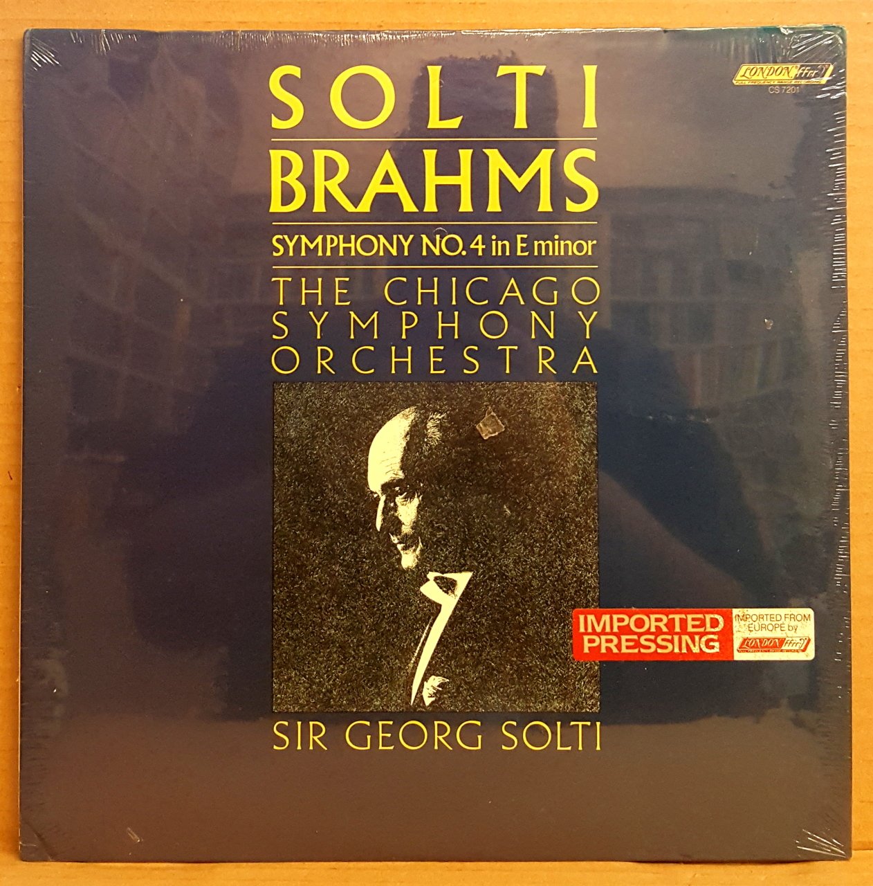 BRAHMS - SYMPHONY NO 4 IN E MINOR / SOLTI (1980) - LP DÖNEM BASKI SIFIR PLAK